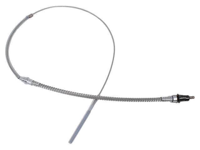 Parking Brake Cable, Front, mild steel (OE style), reproduction