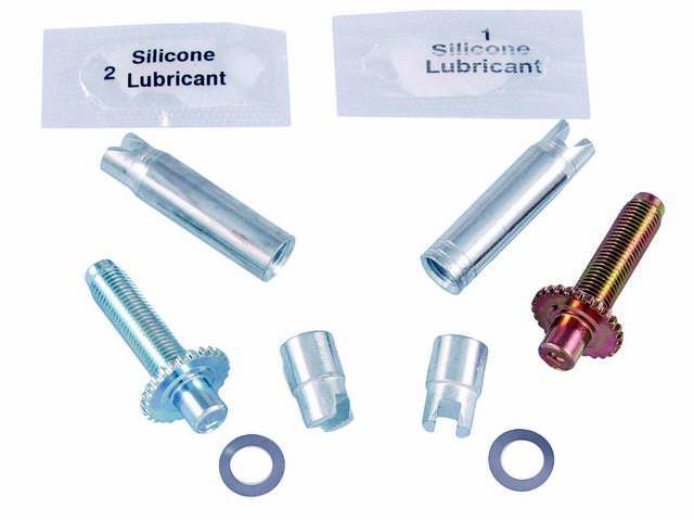 Brake Shoe Adjusting Unit, LH or RH, incl screw, nut and socket for two wheels, reproduction