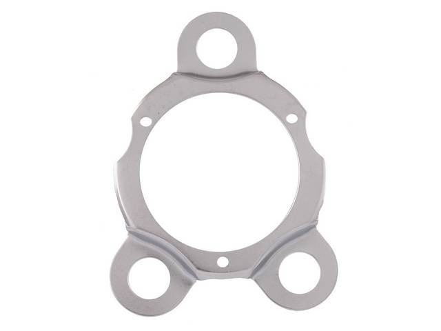 ADAPTER / LOCK, Wheel Center Cap, Rally I Wheel, reqd when using original center caps w/ repro Rally I wheel that does not have mounting bosses on the rim, also works as a theft deterrent (center cap attaches w/ the lug nut instead of being able to remove