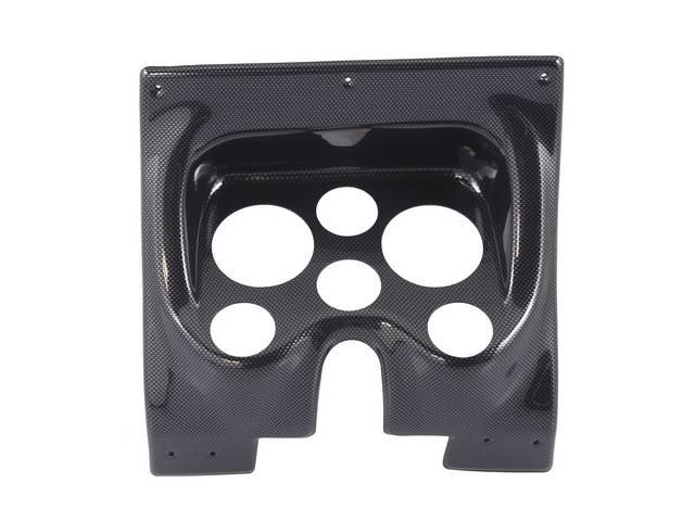 Custom Instrument Carrier Housing, carbon fiber face