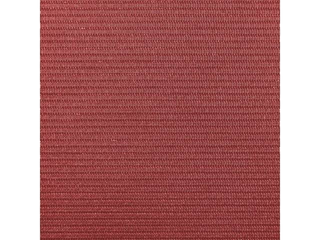 HEADLINER, Non-Perforated Grain, Red, Does not include sail panels or material to cover sunvisors,Repro