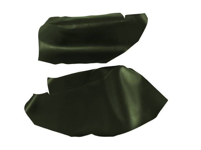 ARM REST COVER SET, PREMIUM, Inside Quarter, Std, Dark Metallic Green, Madrid Grain Vinyl