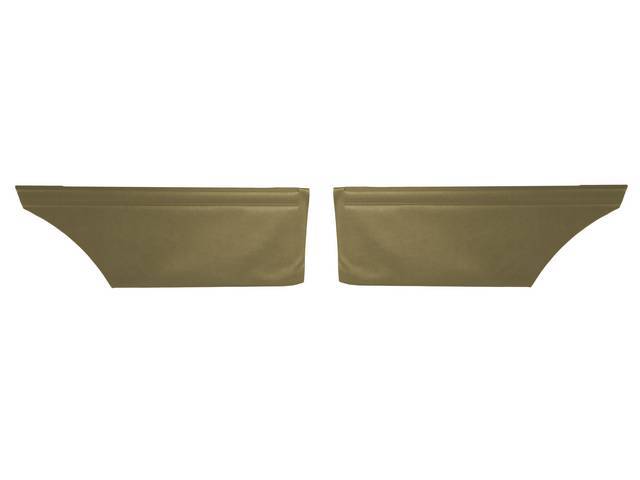 PANEL SET, PREMIUM, Inside Quarter, Std, Gold, Madrid Grain Vinyl, Un-Assembled, ** Must Re-Use original decorative trim and medallions **