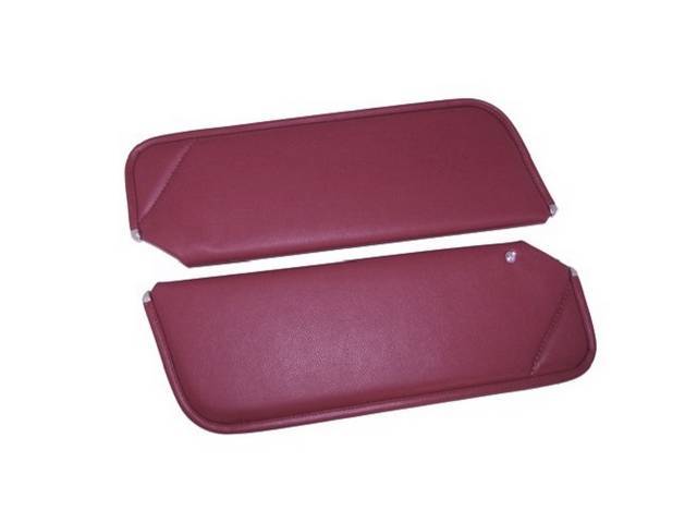 Firethorn Premium Sunvisor Set, Madrid Grain, Concours Quality reproduction by Legendary Auto Interiors