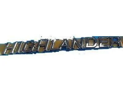 Toyota 75442-48040 No.2 Back Door Name Plate