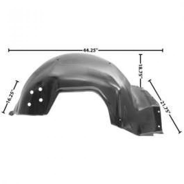 Full Size Chevy Inner Fender, Left, Front, 1966