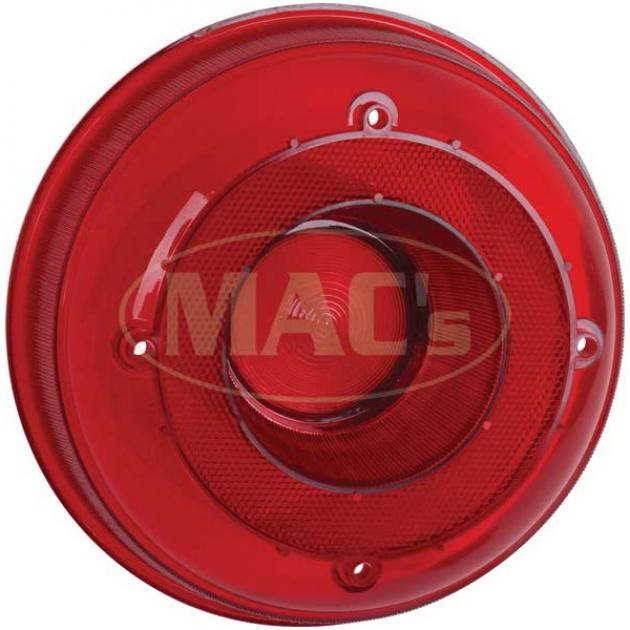 Ford Thunderbird Tail Light Lens, No Ford Logo, 1962-63