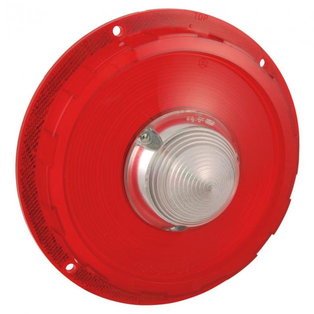 Dennis Carpenter Taillight Lens - with Backup - 1957-58 Ford Car B7A-13450-B