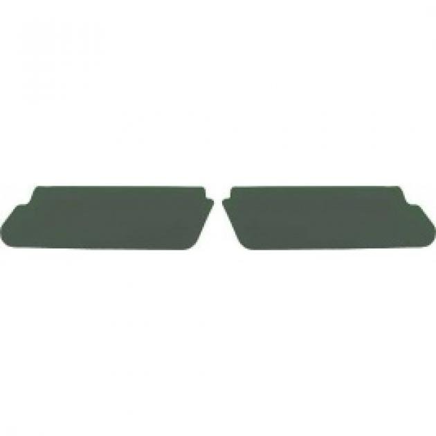 Ford Thunderbird Sun Visors, Dark Green Pebble Grain Vinyl, 1960