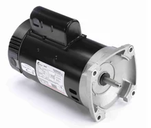 Century Replacement Motors – E-Plus, Square Flange, Threaded Shaft, 3/4 HP, 115/230 Volt – B2661