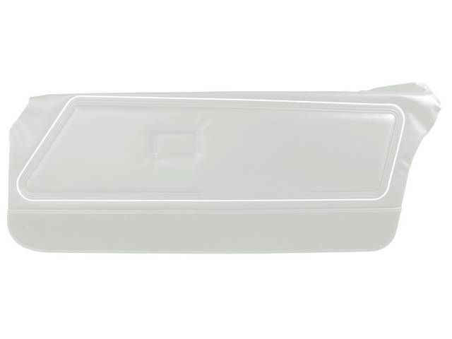 PANEL SET, PREMIUM, Inside Door, DLX, White, Sierra Grain Vinyl, Pre-assembled