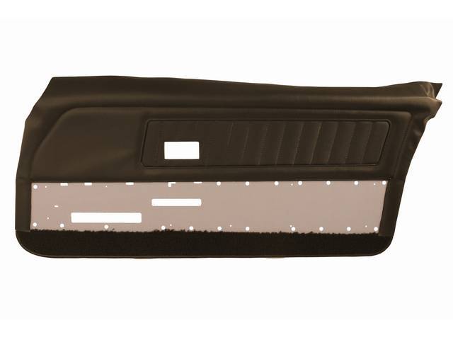 PANEL SET, PREMIUM, Inside Door, Dlx, Burnished Saddle, Madrid Grain Vinyl W/ Comfortweave Inserts, Pre-assembled
