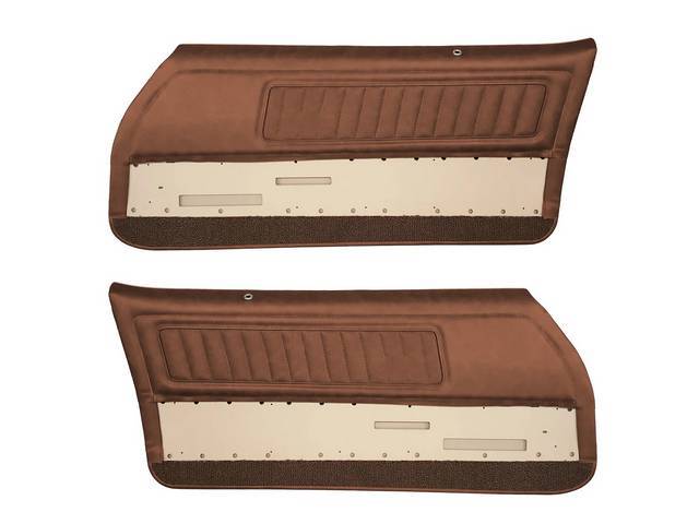 PANEL SET, PREMIUM, Inside Door, Dlx, Sienna, Madrid Grain Vinyl W/ Comfortweave Inserts, Pre-assembled