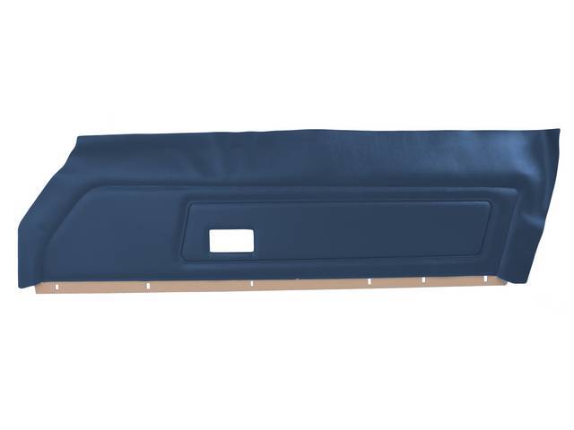 PANEL SET, PREMIUM, Inside Door, Dlx, Blue, Madrid Grain Vinyl W/ Tetra Inserts, Pre-assembled