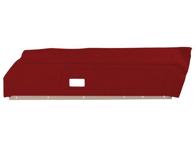 PANEL SET, PREMIUM, Inside Door, Dlx, Firethorn, Sierra Grain Vinyl W/ Doeskin Inserts, Pre-assembled