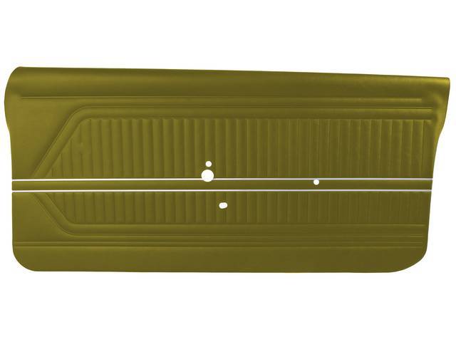 PANEL SET, PREMIUM, Inside Door, Std, Gold, Madrid Grain Vinyl, Pre-assembled
