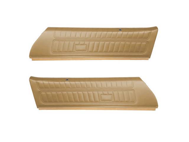 PANEL SET, PREMIUM, Inside Door, Std, Dark Metallic Buckskin, Madrid Grain Vinyl, Pre-assembled