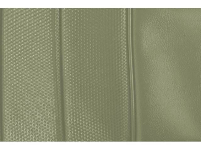 UPHOLSTERY SET, PREMIUM, Rear, Dlx, Willow Gold, Madrid Grain Vinyl W/ Comfortweave Inserts