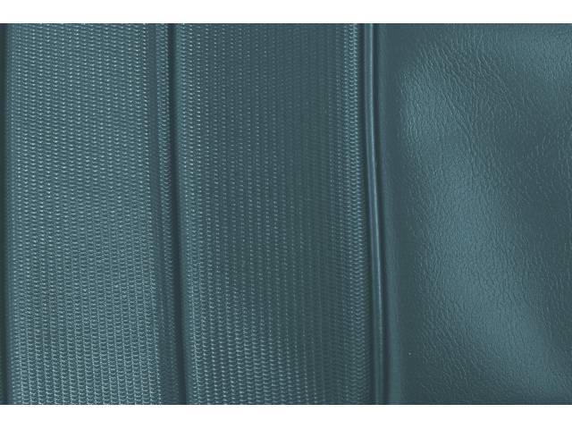 UPHOLSTERY SET, PREMIUM, Rear, Dlx, Turquoise, Madrid Grain Vinyl W/ Comfortweave Inserts
