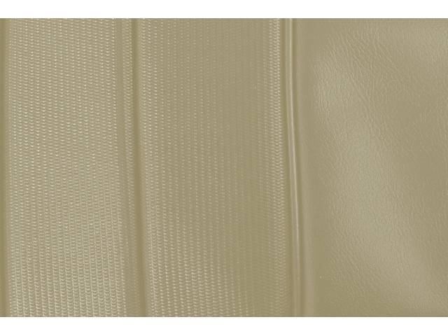 UPHOLSTERY SET, PREMIUM, Rear, Dlx, Sandalwood, Madrid Grain Vinyl W/ Comfortweave Inserts