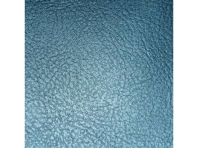 UPHOLSTERY SET, PREMIUM, Front Buckets, Std, Bright Blue, Madrid Grain Vinyl W/ Madrid Inserts