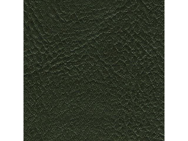 UPHOLSTERY SET, PREMIUM, Rear, Std, Green, Madrid Grain Vinyl W/ Madrid Inserts