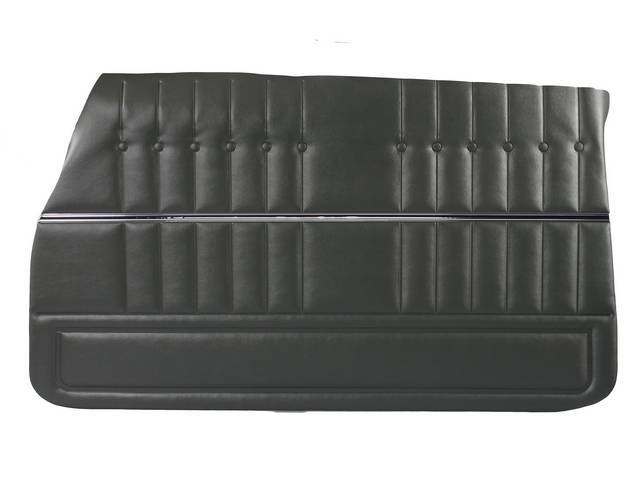 PANEL SET, Inside Door, Std, Dark Metallic Green (actual color, GM called Midnight Green), PUI, *Silver Edition*, madrid grain vinyl
