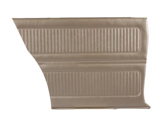 PANEL SET, Inside Quarter, Std, Gold (GM called Bronze, this is the closest match, slightly darker than OE color), PUI, *Silver Edition*, madrid grain vinyl