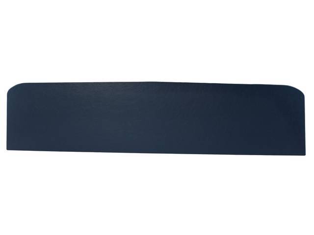 TRIM PANEL, Premium, Rear Seat, dark metallic blue (actual color, GM called blue or dark blue), Legendary, seville grain vinyl