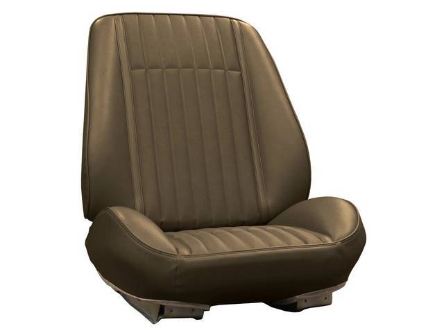 vBurnished Saddle (actual color, GM called Brown or Dark Brown), Legendary, madrid grain vinyl w/ comfortweave inserts