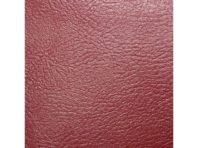 Rallye Seat Buckets Upholstery and Foam Set, Red, Legendary, madrid grain vinyl