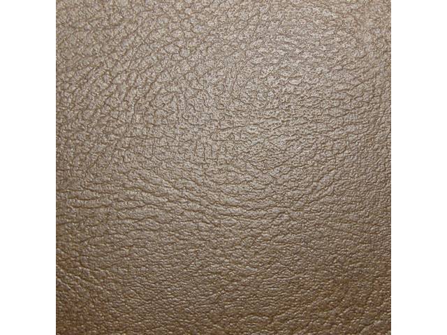 Rallye Seat Buckets Upholstery and Foam Set, Saddle, Legendary, madrid grain vinyl
