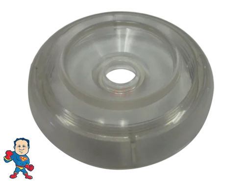 Clear Smooth Diverter Cap for Hot Tub 3 3/4″ Non-Buttress Spa Replacement Part