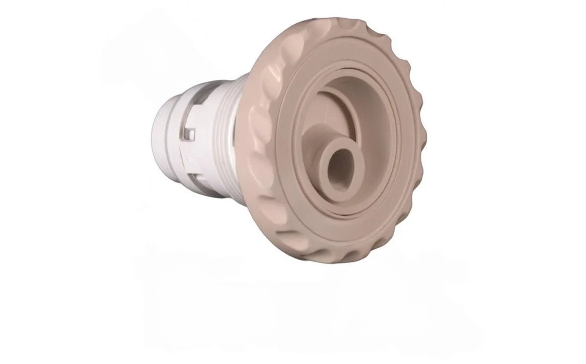 CMP Spa Master 25591-221-000 2.5″ Gray Scalloped Rotational Jet Internal with 3.5″ Flange