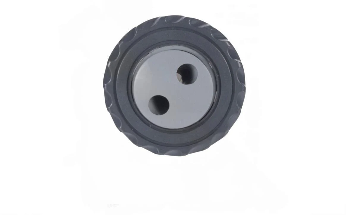 CMP Spa Master 25591-234-000 2.5″ Black Scalloped Pulsator Jet Internal with 3.5″ Flange