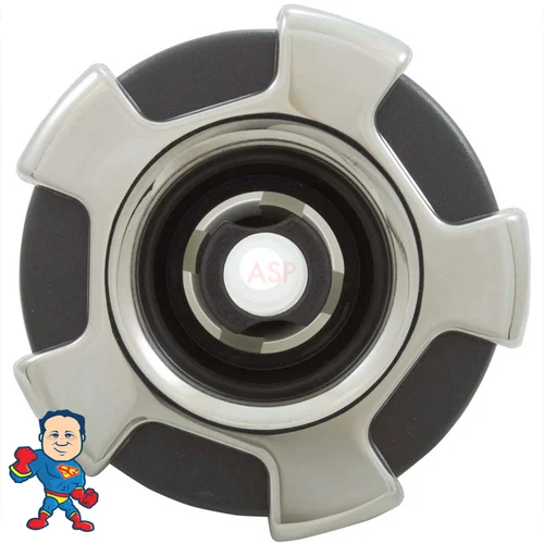 CMP Typhoon 300 Directional Jet Internal – 3-1/4″ Crown Face, Stainless/Gray Snap-In Assembly