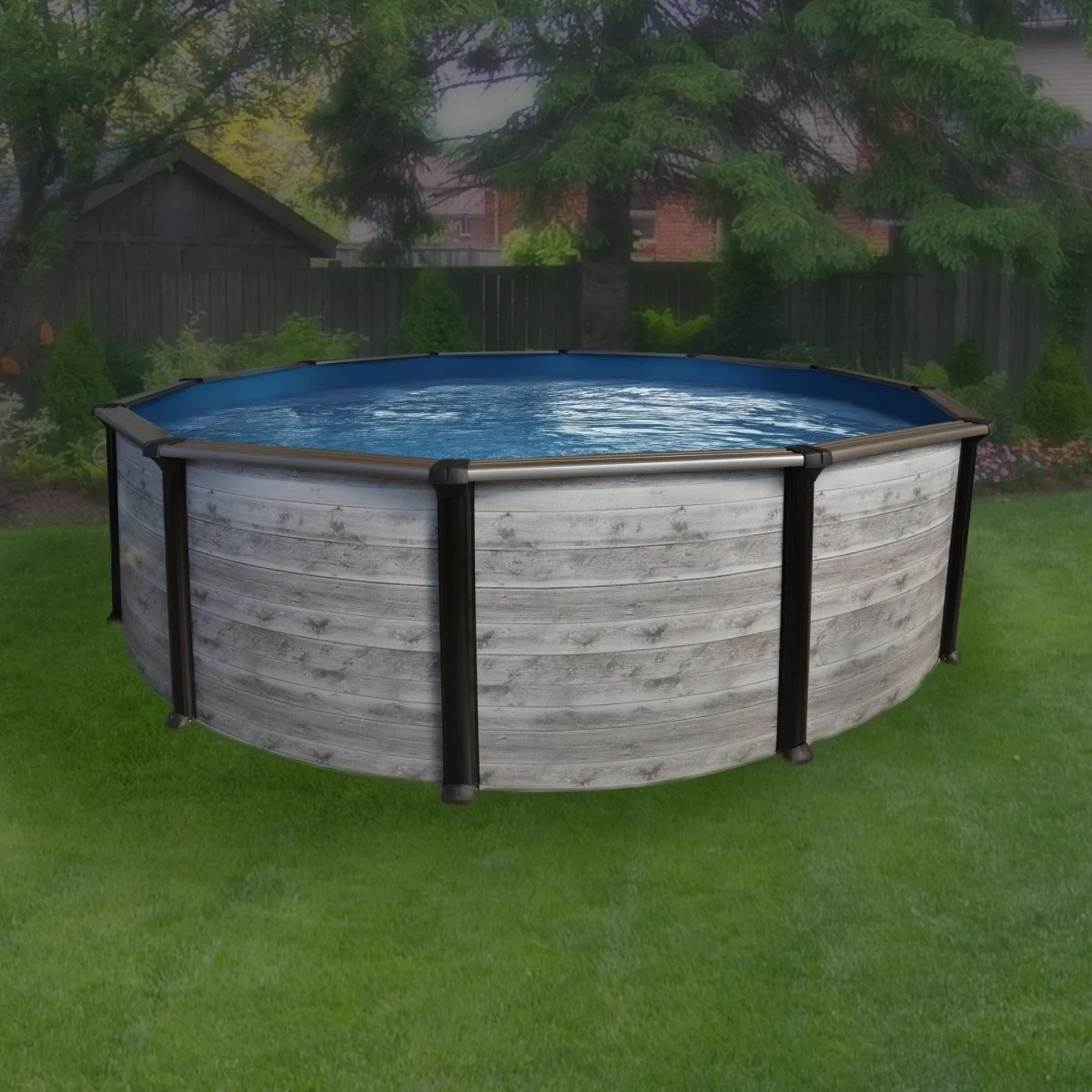 Costa CORC00245SWL 24′ Round 52″ Above Ground Pool Kit with Skimmer