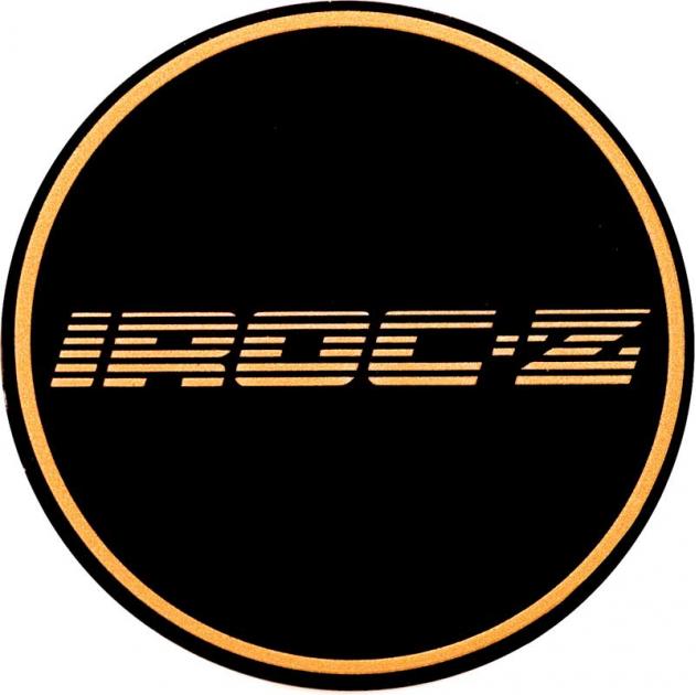 1988 Camaro IROC Z, "IROC-Z" Center Cap Insert Emblem, For Aluminum Wheel, Each