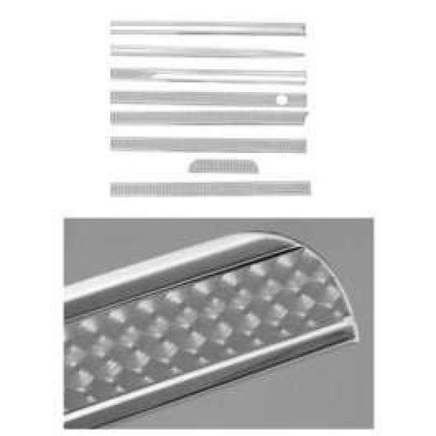 Full Size Chevy Complete Side Molding Set, Impala SS, 2-Door Hardtop & Convertible, 1964