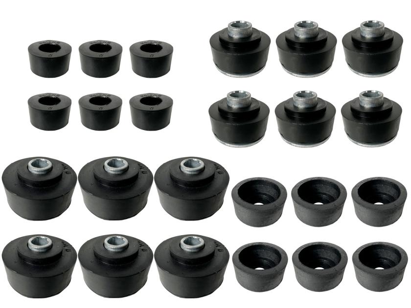 Auto Pro USA Body Mount Bushing Set, Includes All Mounting Bushings, Sedan BM1003