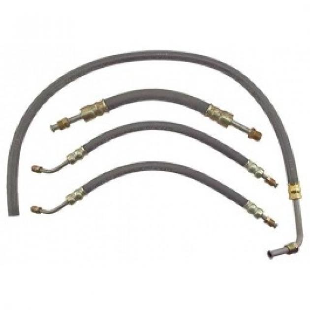 Ford Thunderbird Power Steering Hose Kit, With Male Fitting On The Pressure Line, 1957