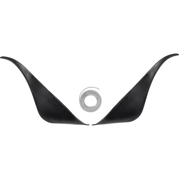 1970-78 Pontiac Trans Am, Rear Side Spoiler Kit, with Mounting Studs, Welting Seal, Urethane Reproduction