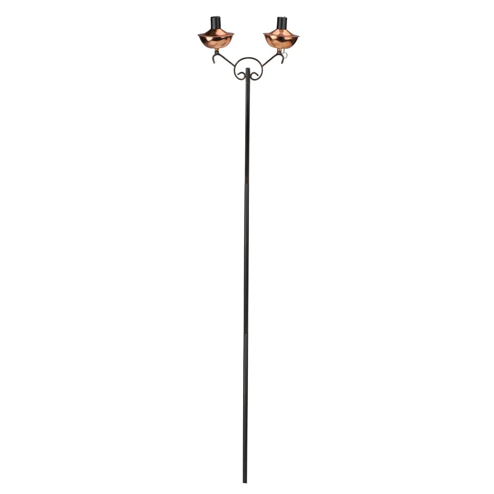 42″ Shiny Sleek Copper Oil Lamp Outdoor Patio Torch