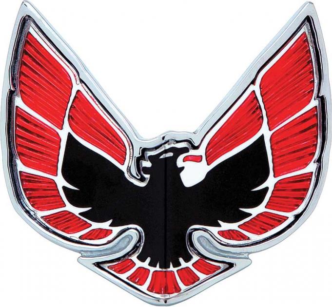 1970-71 Firebird, Front Bumper Nose Panel Emblem, with Hardware, GM Licensed