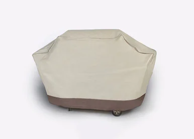 Durable Full Outdoor Patio Premium Embossed Gas Grill Cover – Taupe