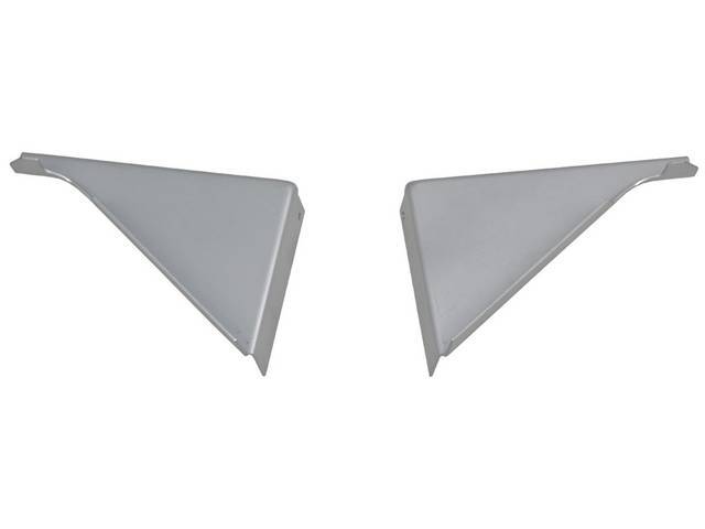 Floor Pan Crossmember Side Supports, Front, #1