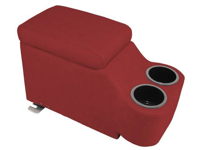 Bronco Cruiser Console, Maroon Sierra Grain Vinyl