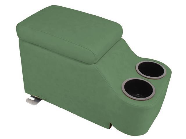 Bronco Cruiser Console, Medium Green Corinthian Grain Vinyl