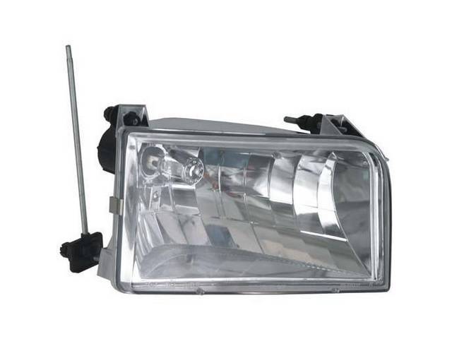 Custom Crystal Diamond Cut Clear Lens Headlight Capsule Set