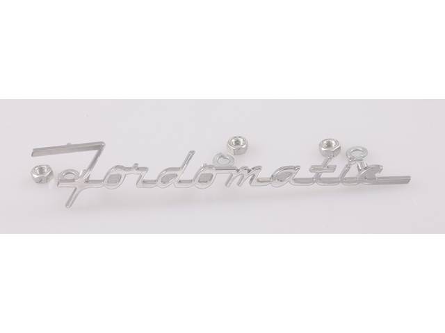 Hood Front Emblem, FordOMatic